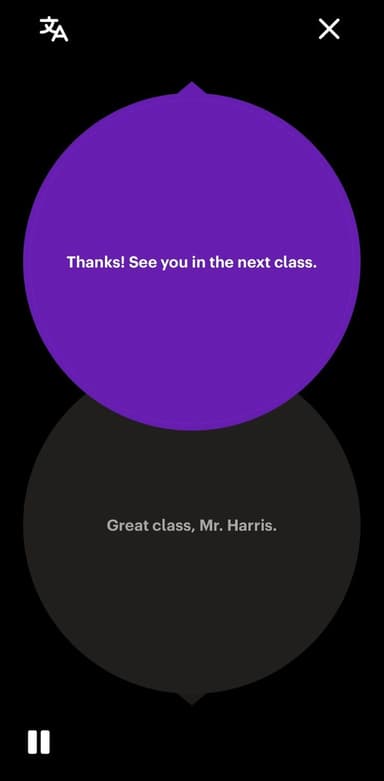 Babbel dialogue speaking practice, babbel vs duolingo: you hear one line and say the reply